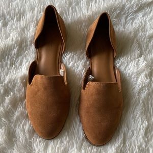 Maeve Microsuede Flats